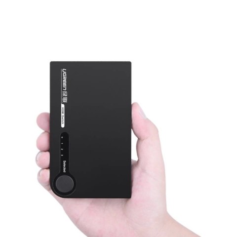 Ugreen przełącznik rozdzielacz splitter switch HDMI - 3x HDMI 3D 4K 7,5 Gbps 36 bit na kanał czarny (40234) Ugreen przełącznik rozdzielacz splitter switch HDMI - 3x HDMI 3D 4K 7,5 Gbps 36 bit na kanał czarny (40234)