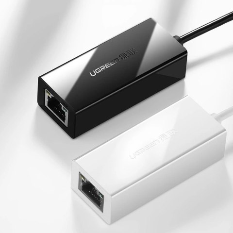 Ugreen zewnętrzna karta sieciowa RJ45 - USB 2.0 100 Mbps Ethernet czarny (CR110 20254) Ugreen zewnętrzna karta sieciowa RJ45 - USB 2.0 100 Mbps Ethernet czarny (CR110 20254)