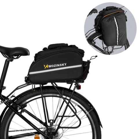 Wozinsky duża torba rowerowa na bagażnik 35l + pokrowiec przeciwdeszczowy czarny (WBB19BK) Wozinsky duża torba rowerowa na bagażnik 35l + pokrowiec przeciwdeszczowy czarny (WBB19BK)