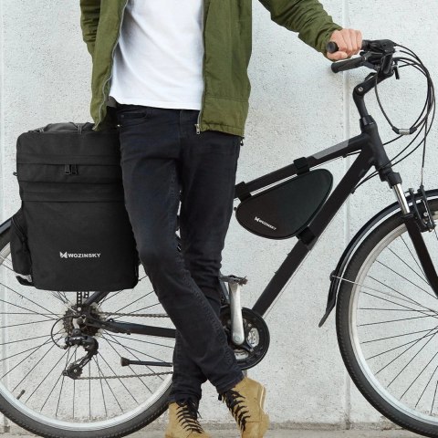 Wozinsky torba rowerowa na ramę roweru 1,5 l czarny (WBB11BK) Wozinsky torba rowerowa na ramę roweru 1,5 l czarny (WBB11BK)