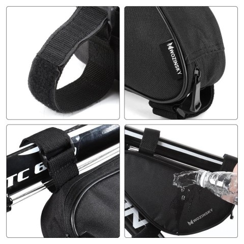 Wozinsky torba rowerowa na ramę roweru 1,5 l czarny (WBB11BK) Wozinsky torba rowerowa na ramę roweru 1,5 l czarny (WBB11BK)
