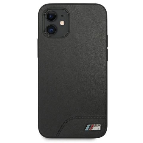 Etui BMW M Collection Smooth PU na iPhone 12 mini - czarne Etui BMW M Collection Smooth PU na iPhone 12 mini - czarne