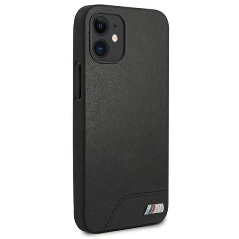 Etui BMW M Collection Smooth PU na iPhone 12 mini - czarne Etui BMW M Collection Smooth PU na iPhone 12 mini - czarne