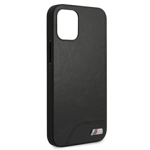 Etui BMW M Collection Smooth PU na iPhone 12 mini - czarne Etui BMW M Collection Smooth PU na iPhone 12 mini - czarne