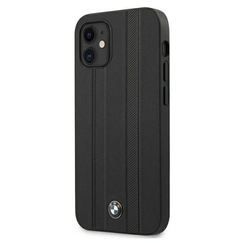 Etui BMW Signature Tire Marks na iPhone 12 mini - czarne Etui BMW Signature Tire Marks na iPhone 12 mini - czarne
