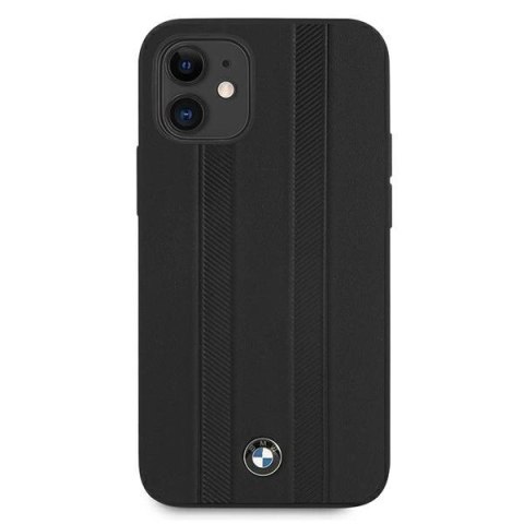 Etui BMW Signature Tire Marks na iPhone 12 mini - czarne Etui BMW Signature Tire Marks na iPhone 12 mini - czarne
