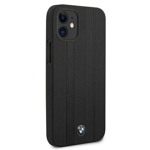 Etui BMW Signature Tire Marks na iPhone 12 mini - czarne Etui BMW Signature Tire Marks na iPhone 12 mini - czarne