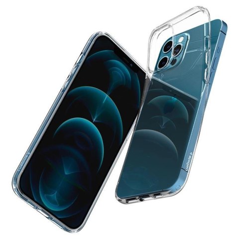 Etui Spigen Liquid Crystal na iPhone 12 / iPhone 12 Pro - przezroczyste