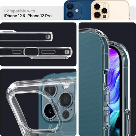 Etui Spigen Liquid Crystal na iPhone 12 / iPhone 12 Pro - przezroczyste