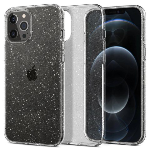 Etui Spigen Liquid Crystal na iPhone 12 / iPhone 12 Pro - przezroczysto-brokatowe Etui Spigen Liquid Crystal na iPhone 12 / iPhone 12 Pro - przezroczysto-brokatowe