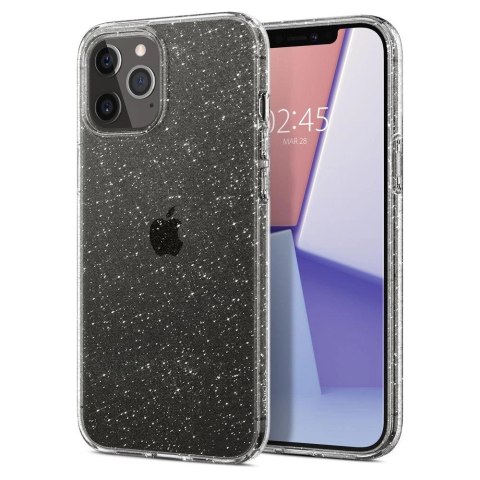 Etui Spigen Liquid Crystal na iPhone 12 / iPhone 12 Pro - przezroczysto-brokatowe Etui Spigen Liquid Crystal na iPhone 12 / iPhone 12 Pro - przezroczysto-brokatowe