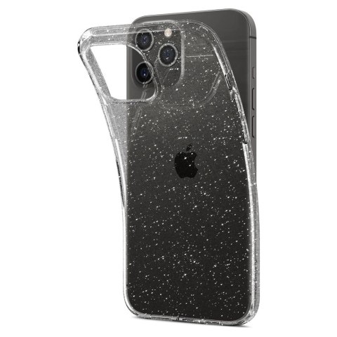 Etui Spigen Liquid Crystal na iPhone 12 / iPhone 12 Pro - przezroczysto-brokatowe Etui Spigen Liquid Crystal na iPhone 12 / iPhone 12 Pro - przezroczysto-brokatowe