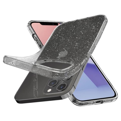 Etui Spigen Liquid Crystal na iPhone 12 / iPhone 12 Pro - przezroczysto-brokatowe Etui Spigen Liquid Crystal na iPhone 12 / iPhone 12 Pro - przezroczysto-brokatowe