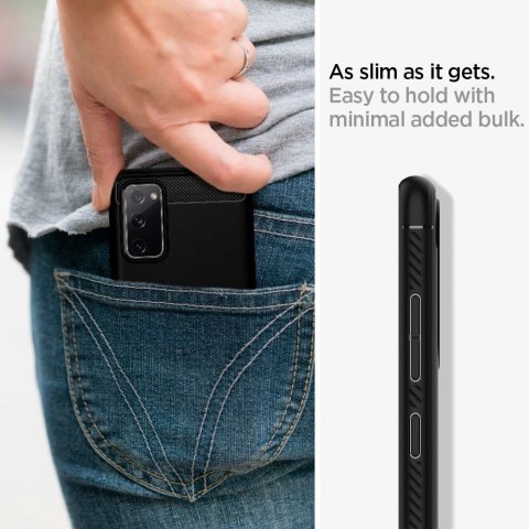 Etui Spigen Rugged Armor na Samsung Galaxy S20 FE - czarny mat