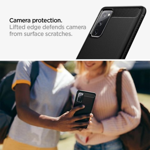 Etui Spigen Rugged Armor na Samsung Galaxy S20 FE - czarny mat