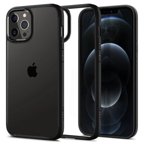 Etui Spigen Ultra Hybrid na iPhone 12 / iPhone 12 Pro - czarny mat Etui Spigen Ultra Hybrid na iPhone 12 / iPhone 12 Pro - czarny mat