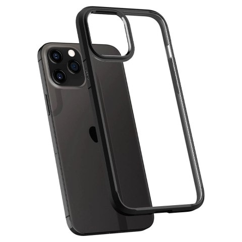 Etui Spigen Ultra Hybrid na iPhone 12 / iPhone 12 Pro - czarny mat Etui Spigen Ultra Hybrid na iPhone 12 / iPhone 12 Pro - czarny mat