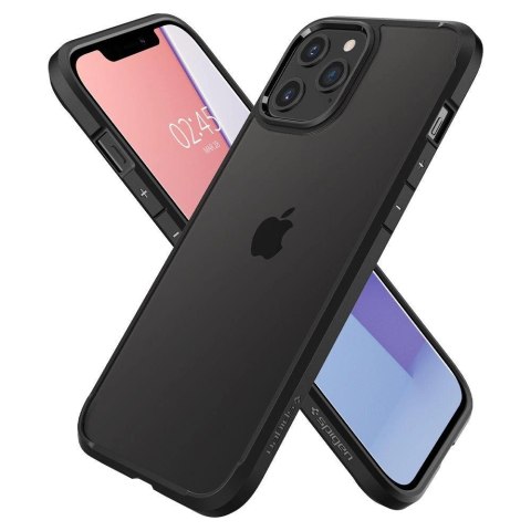 Etui Spigen Ultra Hybrid na iPhone 12 / iPhone 12 Pro - czarny mat Etui Spigen Ultra Hybrid na iPhone 12 / iPhone 12 Pro - czarny mat