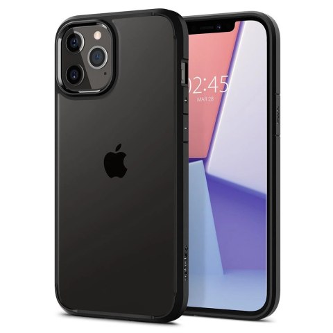 Etui Spigen Ultra Hybrid na iPhone 12 / iPhone 12 Pro - czarny mat Etui Spigen Ultra Hybrid na iPhone 12 / iPhone 12 Pro - czarny mat