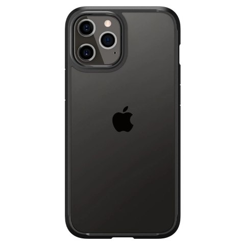 Etui Spigen Ultra Hybrid na iPhone 12 / iPhone 12 Pro - czarny mat Etui Spigen Ultra Hybrid na iPhone 12 / iPhone 12 Pro - czarny mat