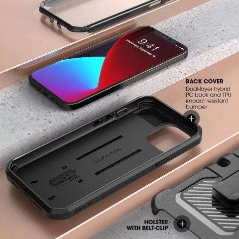 Etui Supcase Unicorn Beetle Pro na iPhone 12 / iPhone 12 Pro - czarne Etui Supcase Unicorn Beetle Pro na iPhone 12 / iPhone 12 Pro - czarne