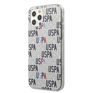 Etui U.S. Polo Assn. Logo Mania Collection na iPhone 12 Pro Max - białe