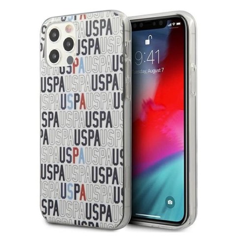 Etui U.S. Polo Assn. Logo Mania Collection na iPhone 12 / iPhone 12 Pro - białe Etui U.S. Polo Assn. Logo Mania Collection na iPhone 12 / iPhone 12 Pro - białe