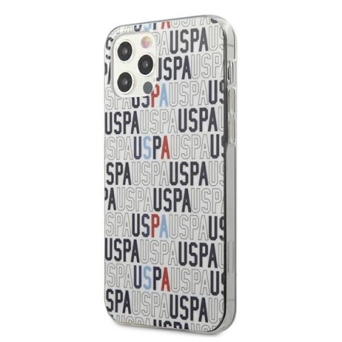 Etui U.S. Polo Assn. Logo Mania Collection na iPhone 12 / iPhone 12 Pro - białe Etui U.S. Polo Assn. Logo Mania Collection na iPhone 12 / iPhone 12 Pro - białe