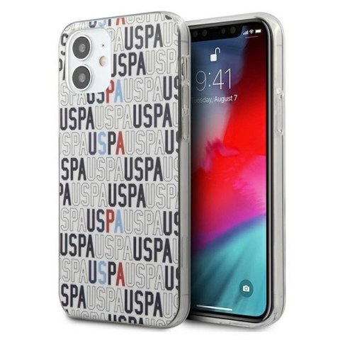 Etui U.S. Polo Assn. Logo Mania Collection na iPhone 12 mini - białe Etui U.S. Polo Assn. Logo Mania Collection na iPhone 12 mini - białe