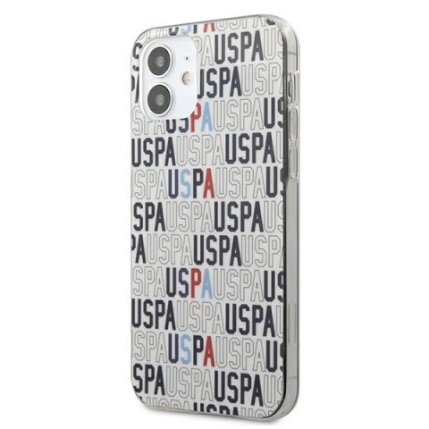 Etui U.S. Polo Assn. Logo Mania Collection na iPhone 12 mini - białe Etui U.S. Polo Assn. Logo Mania Collection na iPhone 12 mini - białe