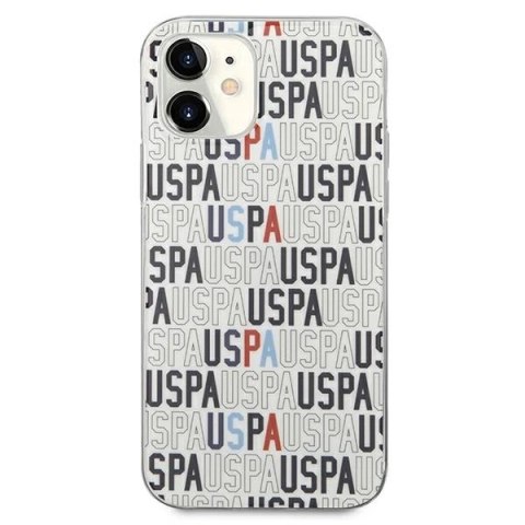 Etui U.S. Polo Assn. Logo Mania Collection na iPhone 12 mini - białe Etui U.S. Polo Assn. Logo Mania Collection na iPhone 12 mini - białe