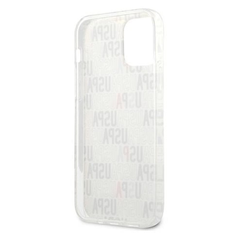 Etui U.S. Polo Assn. Logo Mania Collection na iPhone 12 mini - białe Etui U.S. Polo Assn. Logo Mania Collection na iPhone 12 mini - białe