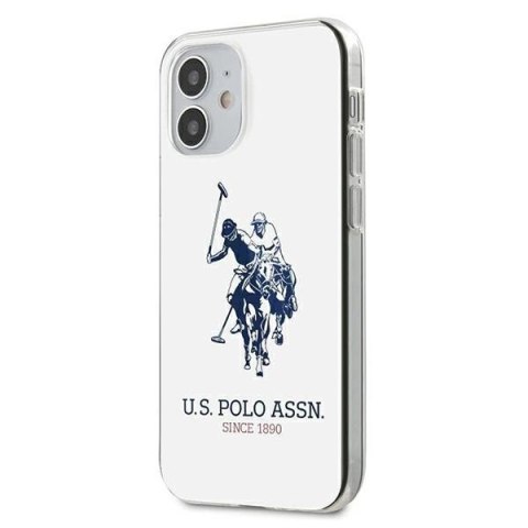 Etui U.S. Polo Assn. Shiny Big Logo na iPhone 12 mini - białe