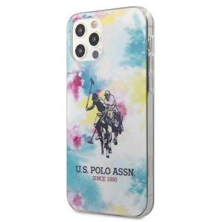 Etui U.S. Polo Assn. Tie & Dye Collection na iPhone 12 Pro Max - wielokolorowe