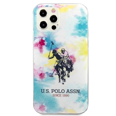 Etui U.S. Polo Assn. Tie & Dye Collection na iPhone 12 / iPhone 12 Pro - wielokolorowe