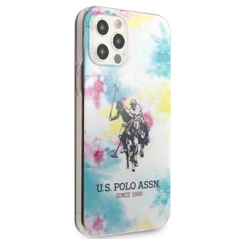 Etui U.S. Polo Assn. Tie & Dye Collection na iPhone 12 / iPhone 12 Pro - wielokolorowe