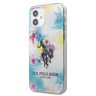 Etui U.S. Polo Assn. Tie & Dye Collection na iPhone 12 mini - wielokolorowe
