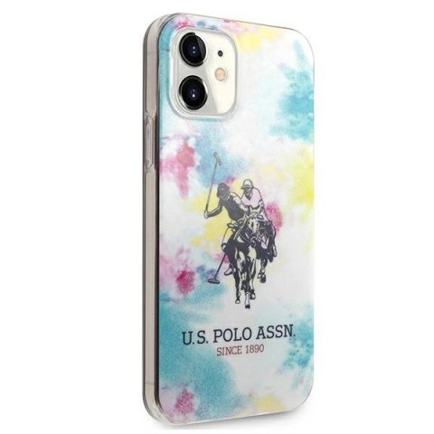 Etui U.S. Polo Assn. Tie & Dye Collection na iPhone 12 mini - wielokolorowe Etui U.S. Polo Assn. Tie & Dye Collection na iPhone 12 mini - wielokolorowe