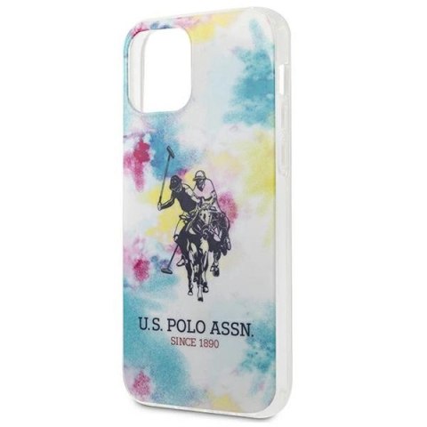 Etui U.S. Polo Assn. Tie & Dye Collection na iPhone 12 mini - wielokolorowe Etui U.S. Polo Assn. Tie & Dye Collection na iPhone 12 mini - wielokolorowe