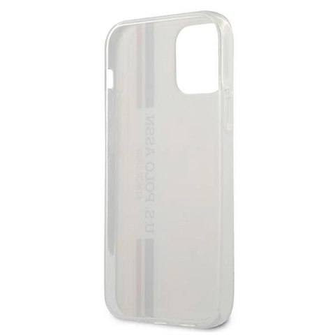 Etui U.S. Polo Assn. Tricolor Collection na iPhone 12 mini - białe Etui U.S. Polo Assn. Tricolor Collection na iPhone 12 mini - białe