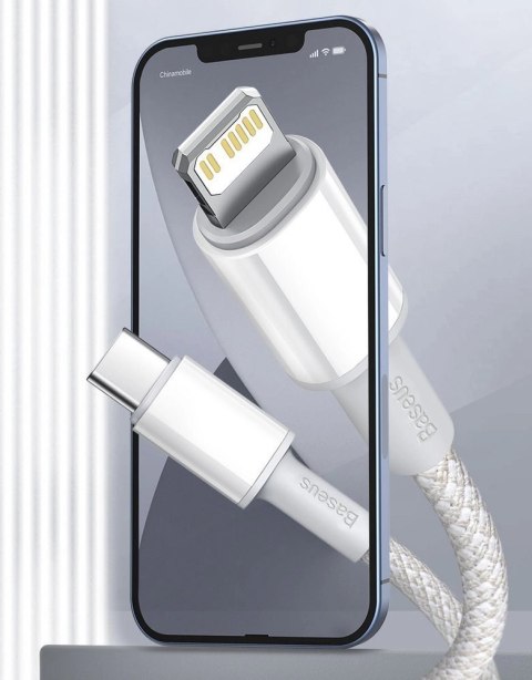 Kabel Baseus CATLGD-01 Lightning - USB-C PD 20W 480Mb/s 1m - czarny