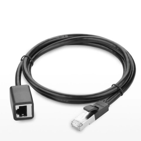 Kabel Ugreen NW112 11283 sieciowy Ethernet RJ45 (żeński) - RJ45 (męski) F/UTP Cat. 6 1 Gbps 5m - czarny Kabel Ugreen NW112 11283 sieciowy Ethernet RJ45 (żeński) - RJ45 (męski) F/UTP Cat. 6 1 Gbps 5m - czarny