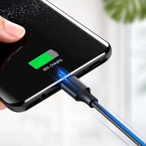 Kabel Ugreen US287 60117 USB-A / USB-C 3A 1.5m - czarny Kabel Ugreen US287 60117 USB-A / USB-C 3A 1.5m - czarny