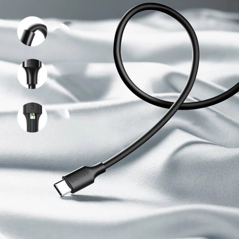 Kabel Ugreen US287 60117 USB-A / USB-C 3A 1.5m - czarny Kabel Ugreen US287 60117 USB-A / USB-C 3A 1.5m - czarny