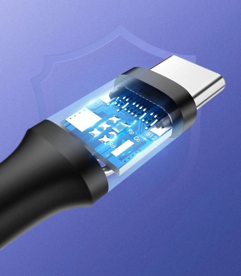 Kabel Ugreen US287 60117 USB-A / USB-C 3A 1.5m - czarny Kabel Ugreen US287 60117 USB-A / USB-C 3A 1.5m - czarny