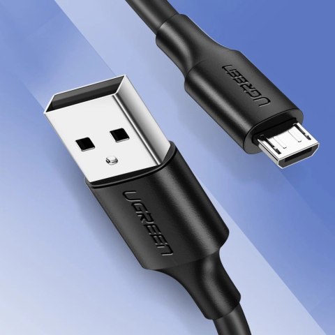Kabel Ugreen US289 60137 micro USB / USB-A 1.5m - czarny Kabel Ugreen US289 60137 micro USB / USB-A 1.5m - czarny