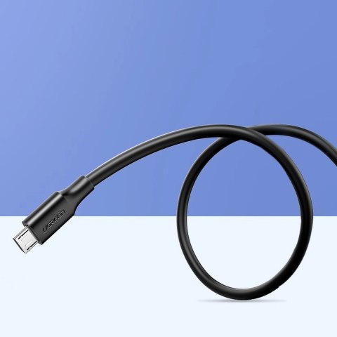 Kabel Ugreen US289 60137 micro USB / USB-A 1.5m - czarny Kabel Ugreen US289 60137 micro USB / USB-A 1.5m - czarny