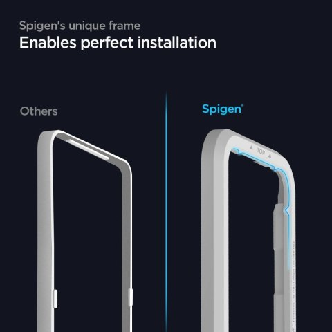Szkło hartowane Spigen ALM Glass FC na iPhone 12 / iPhone 12 Pro - czarne 2 szt. Szkło hartowane Spigen ALM Glass FC na iPhone 12 / iPhone 12 Pro - czarne 2 szt.