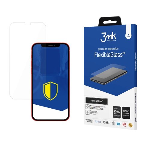 Szkło hybrydowe 3mk FlexibleGlass™ na iPhone 12 mini Szkło hybrydowe 3mk FlexibleGlass™ na iPhone 12 mini