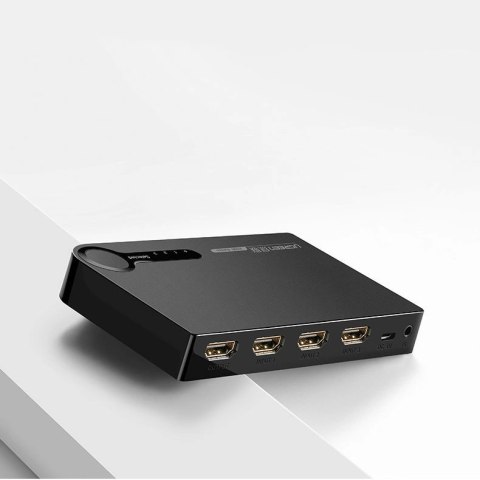 Ugreen przełącznik rozdzielacz splitter switch HDMI - 3x HDMI 3D 4K 7,5 Gbps 36 bit na kanał czarny (40234) Ugreen przełącznik rozdzielacz splitter switch HDMI - 3x HDMI 3D 4K 7,5 Gbps 36 bit na kanał czarny (40234)